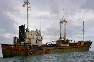 Gov’t takes control of foreign ship that sank off N. Samar